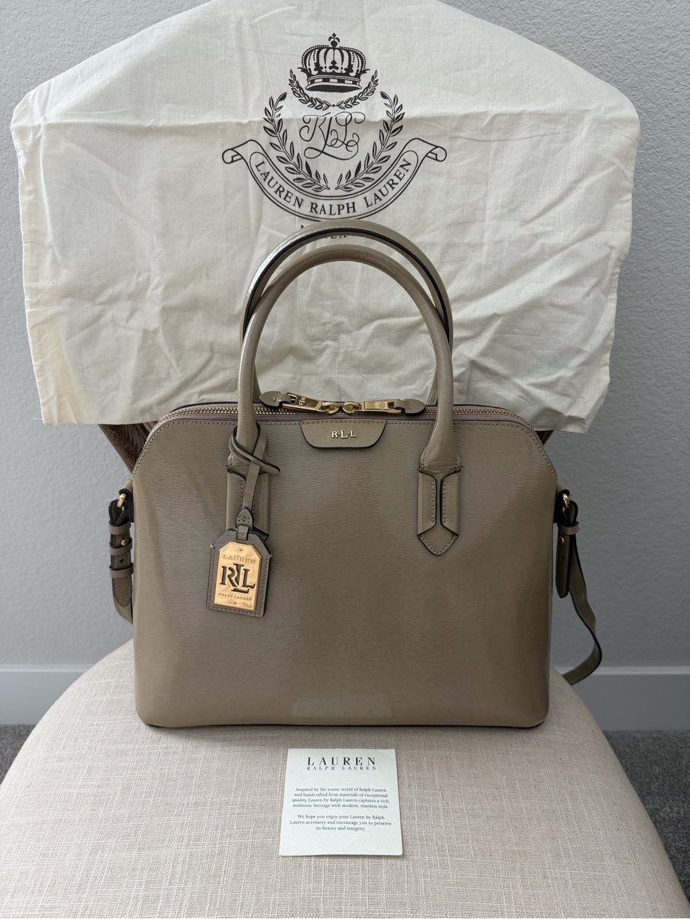 Lauren Ralph Lauren Tate Dome Satchel